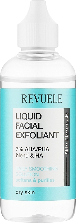 Liquid Facial Exfoliant - Revuele Liquid Facial Exfoliant 7% Aha/Pha Blend & Ha — photo N1