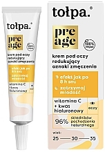 Fragrances, Perfumes, Cosmetics Anti-tiredness Eye Cream - Tolpa Pre Age