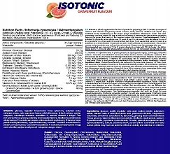 Dietary Supplement 'Isotonic. Grapefruit' - Allnutrition Isotonic Grapefruit — photo N11