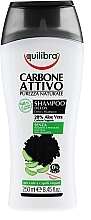 Set - Equilibra Active Charcoal Detox Bio Box (sh/gel/250ml + shampoo/250ml + b/sponge/1) — photo N4