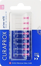 Fragrances, Perfumes, Cosmetics Interdental Brush Set "Prime Refill", CPS 0,8 -3,2 mm, no holder, 8pcs, pink - Curaprox