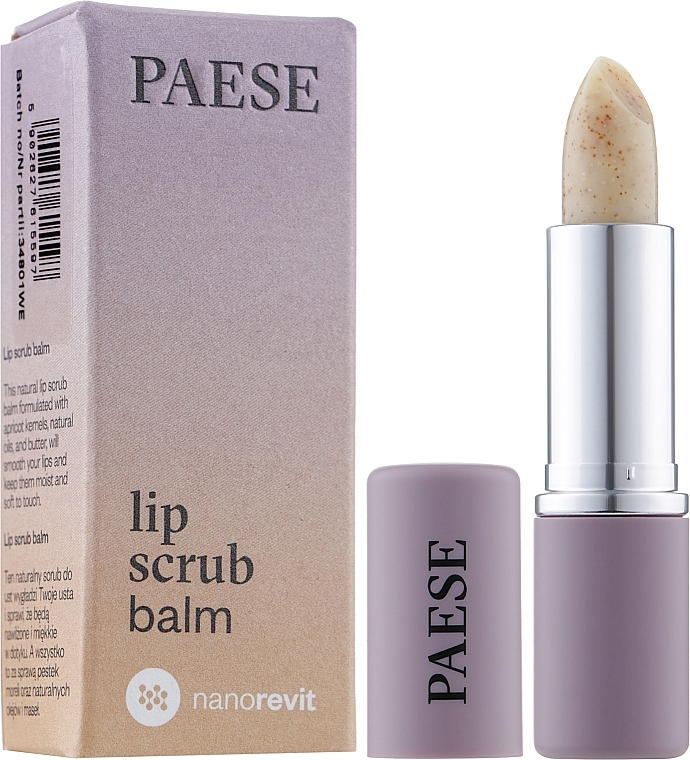 Lip Scrub Balm - Paese Nanorevit Lip Scrub Balm — photo N4