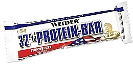 Fragrances, Perfumes, Cosmetics Protein Bar with Strawberry Flavor - Weider 32% Protein Bar Strawberry