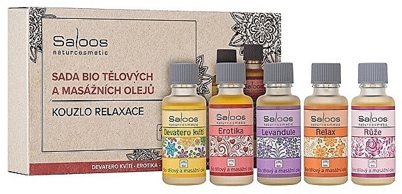 Set - Saloos Magic of Relaxation Set (massage/oil/5x20ml) — photo N1