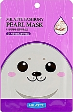 Fragrances, Perfumes, Cosmetics Pearl Extract Sheet Mask - Milatte Fashiony Pearl Mask Sheet