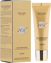 Fragrances, Perfumes, Cosmetics Face Serum - Dermika Gold 24k Age Blurring Serum