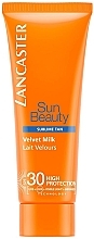 Fragrances, Perfumes, Cosmetics Sun Protection Body Milk - Lancaster Sun Beauty Body Velvet Fluid Milk SPF30