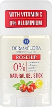 Fragrances, Perfumes, Cosmetics Rosehip Deodorant Stick - Dermaflora Natural Gel Stick Rosehip