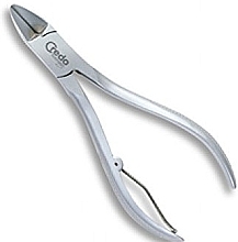 Fragrances, Perfumes, Cosmetics Rounded Nail Nippers, matte chrome - Credo Solingen Nail Nippers 12cm