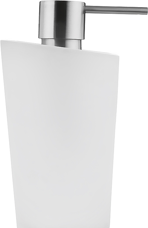 Liquid Soap Dispenser "Yoshi", polyresin, 350 ml, white - Spirella — photo N1
