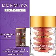 Anti-Wrinkle Serum - Dermika Imagine Diamond Skin Spherical Anti-wrinkle Serum 3D Day & Night — photo N2