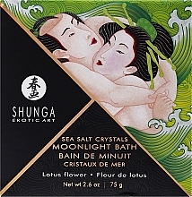 Fragrances, Perfumes, Cosmetics Foaming Bath Salt with Lotus Flower Scent - Shunga Oriental Crystals Bath Salts Lotus Flower