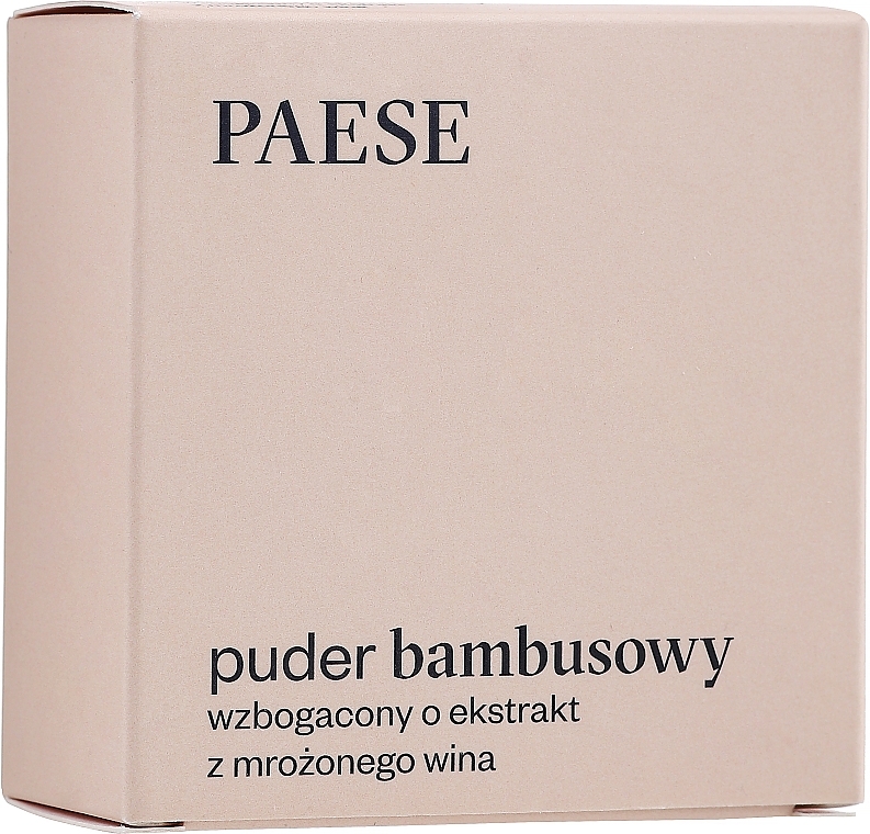 Frozen Wine and Silk Proteins Bamboo Loose Powder - Paese Bamboo Powder With Silk And Frozen Wine Extract — photo N1