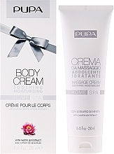 Fragrances, Perfumes, Cosmetics Massage Cream - Pupa Home Spa Massage Cream-Moisturizing