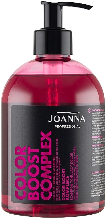 Toning Hair Shampoo - Joanna Professional Color Boost Complex Shampoo Toning Color — photo N1