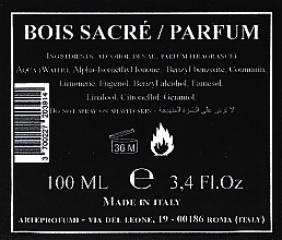 Arte Profumi Bois Sacre - Perfume — photo N3