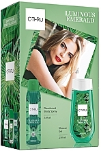 Fragrances, Perfumes, Cosmetics C-Thru Luminous Emerald - Set (deo/150ml + sh/gel/250ml)