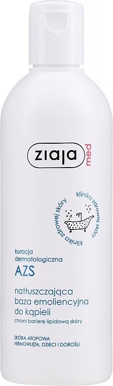 Oiling Base for Bathing - Ziaja Med Dermatological Treatment AZS Oiling Base for Bathing — photo N1