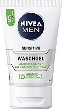 Men Face Cleansing Gel for Sensitive Skin - NIVEA MAN Sensitive — photo N1