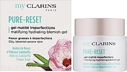 Face Gel - Clarins My Clarins Pure-Reset Matifying Hydrating Blemish Gel — photo N2