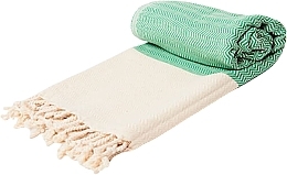 Fragrances, Perfumes, Cosmetics Hammam Towel, Green - Yeye Wavy