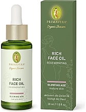 Fragrances, Perfumes, Cosmetics Face Oil - Primavera Regenerating Rich Face Oil