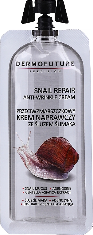 Snail Mucin Anti-Wrinkle Cream - Dermofuture Snail Repair Anti-Wrinkle Cream — photo N6