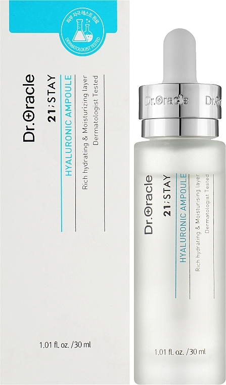 Hyaluronic Acid Face Serum - Dr. Oracle 21;Stay Hyaluronic Ampoule — photo N2