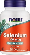 Fragrances, Perfumes, Cosmetics Selenium, tablets, 100mg - Now Foods Selenium