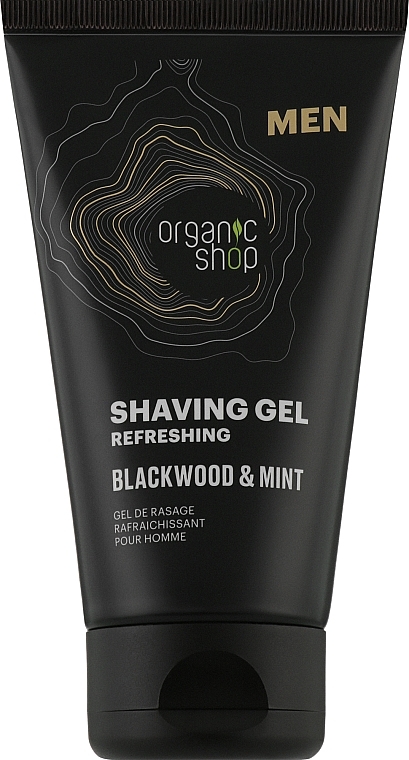 Blackwood & Mint Shaving Gel - Organic Shop Men Shaving Gel — photo N1