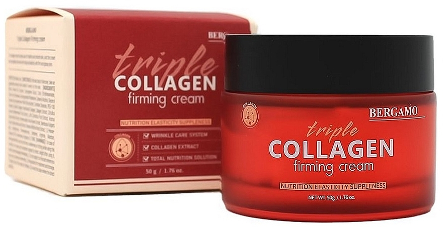 トリプルコラーゲン ファーミング フェイスクリーム - Bergamo Triple Collagen Firming Cream — photo N1