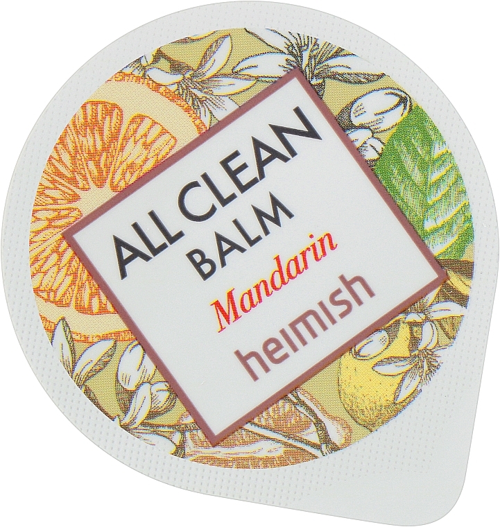 Heimish All Clean Balm Mandarin (sample) - Mandarin Cleansing Makeup Remover Balm — photo N1