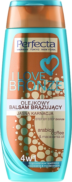 Body Bronzing Balm, light - Perfecta I Love Bronze Balm — photo N9