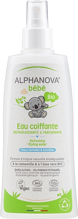 Baby Triple Action Hair Spray - Alphanova Bebe Eau Coiffante — photo N1