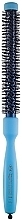 Fragrances, Perfumes, Cosmetics Long Thermal Brush with Nylon Bristles & Aluminum Tube, d16mm, blue - 3ME Mastery Soft Touch