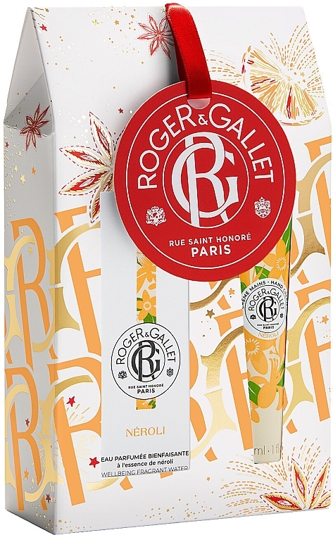 Roger & Gallet Neroli Wellbeing Fragrant Water - Set (f/water/30ml + h/cr/30ml) — photo N1