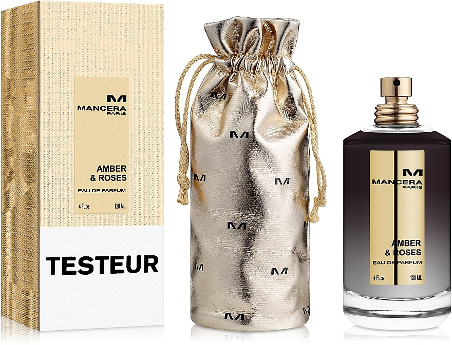 Mancera Amber & Roses - Eau (tester without cap) — photo N2