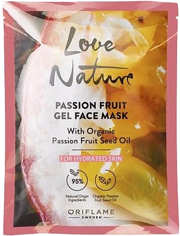 Moisturizing Organic Passion Fruit Gel Face Mask - Oriflame Passion Fruit Gel Face Mask with Organic Passion Fruit Seed Oil — photo N5
