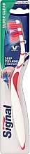 Fragrances, Perfumes, Cosmetics Medium Hard Toothbrush, red - Signal Super Clean