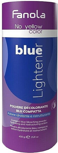 Lightening Blue Powder - Fanola No Yellow Blue Lightener Powder — photo N1