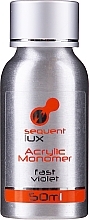 Fragrances, Perfumes, Cosmetics Liquid Acrylic Top Coat - Silcare Sequent Lux Acrylic Monomer Fast Violet