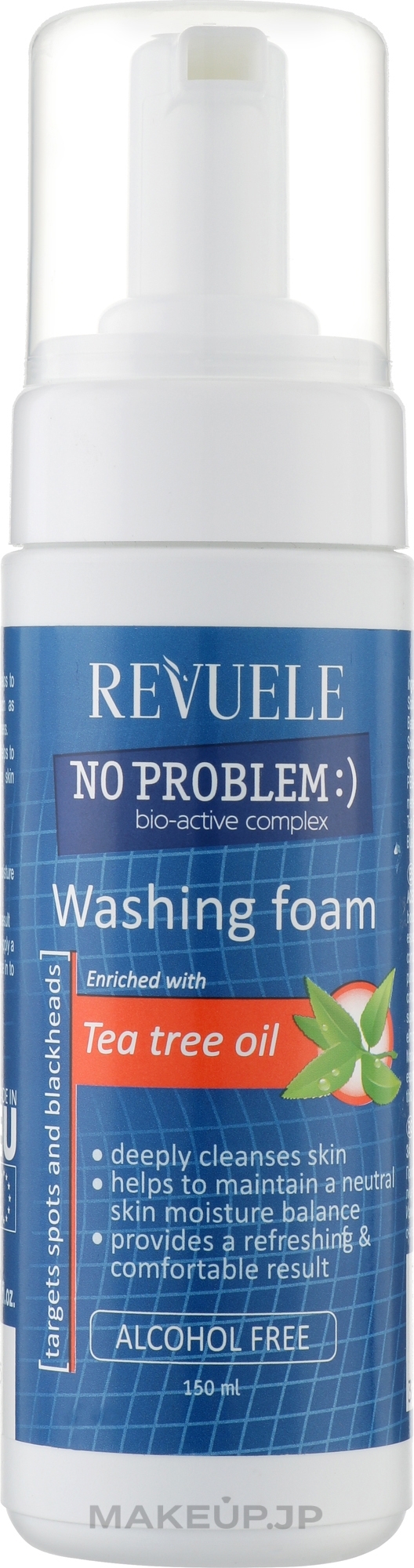 Tea Tree Washing Foam - Revuele Revuele No Problem Washing Foam With Tea Tree Oil — photo 150 ml