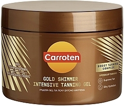 Fragrances, Perfumes, Cosmetics Intensive Tanning Shimmer Gel - Carroten Gold Shimmer Intensive Tanning Gel