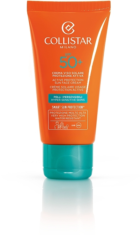 Sun Solution for Face "Active Protection" - Collistar Active Protection Sun Face Cream SPF 50+ — photo N1