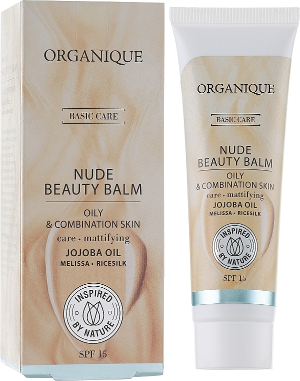 Balm for Oily and Combination Skin - Organique Basic Care Nude Beauty Balm — photo N2