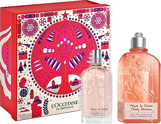 L'Occitane Cherry Blossom - Set (edt/75ml + sh/gel/250ml) — photo N1