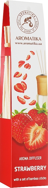 Strawberry Reed Diffuser - Aromatika Aroma Diffuser Srtawberry — photo N1