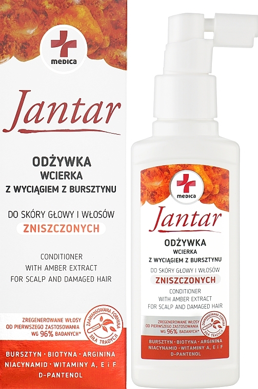 Amber Conditioner for Damaged Hair - Farmona Jantar Medica Conditioner with Amber Extract — photo N2