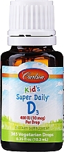 Fragrances, Perfumes, Cosmetics Vitamin D3 - Carlson Labs Kid's Super Daily D3