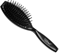 Hair Brush 00156/50, black - Eurostil Medium — photo N1